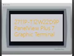 Terminal graphique PanelView Plus 7 2711P-T12W22D9P