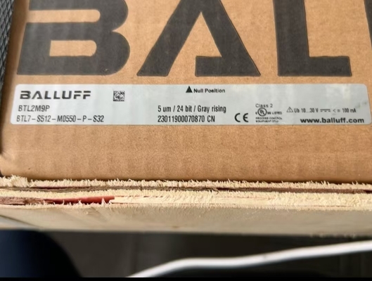 Capteur de transducteur à micropuls de Balluff BTL7-E501-M0203-Z-S32 avec résolution de 10 Nm et sortie SPI numérique