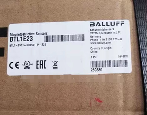 Capteur de transducteur de micropuls de Balluff BTL7-E501-M0203-Z-S32 pour une portée linéaire de 25 à 7620 mm