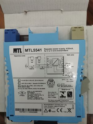 MTL5541/S -T RÉPÉTATEUR ÉNERGIE 4/20mA, émetteurs à 2 ou 3 fils